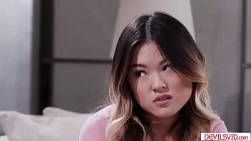 play Asian babe and bff sharing one big cock