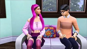 Play Teen girl fucks with her virgin classmate to help her with the exam