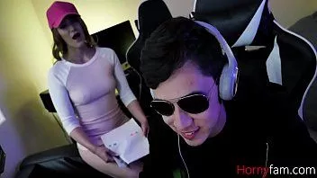 Play Gamer brother fucks sister while playing- kenzie madison