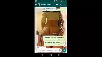Play Andrea is a friend from work, we talk on whatsapp and i make her so horny, she tells me that she wants to see my cock ... she makes me a video call and she comes in less than 5 minutes!